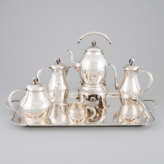 Canadian Silver Tea and Coffee Service, Carl Poul Petersen, Montreal, Que., mid-20th century