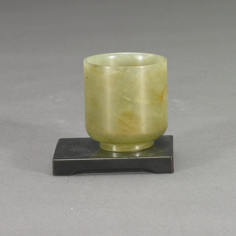 Jade Cylindrical Cup
