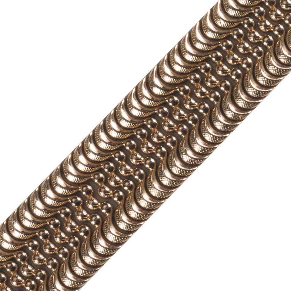 Argentinian 18k Rose Gold Strap Bracelet