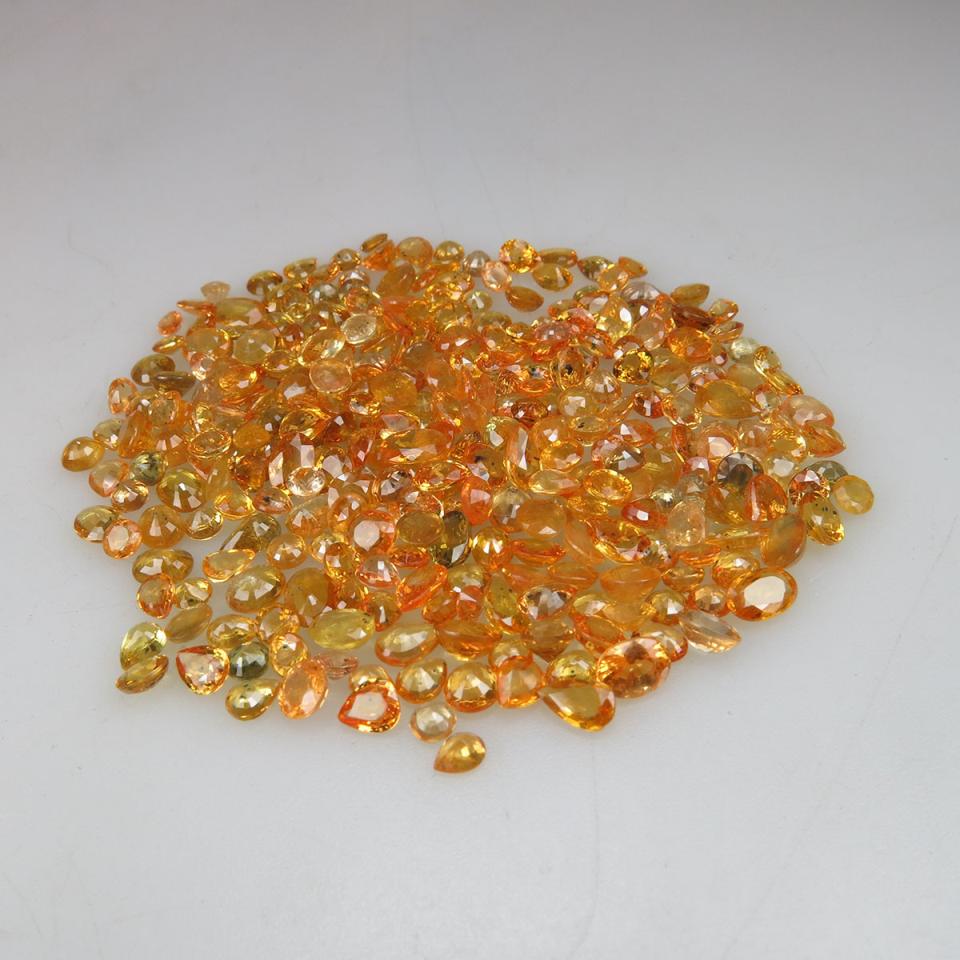 Parcel of Facetted Yellow Sapphire (101.70ct.t.w.)